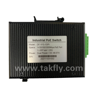 Endüstriyel Gigabit POE Switch, 1 SFP Portlu ve DIN-Ray Montajlı