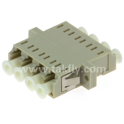 LC Quad Fiber Optic Adapter Singlemode Multimode APC UPC