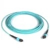 16 Çekirdekli OM4 MTP Fiber Yama Kablosu MPO-MPO Konnektör