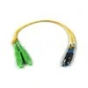 OM3 SC Fiber Optic Pigtail Multimode Duplex PVC Kabuk