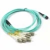 8/12/24 Çekirdekli MPO MTP Fiber Optik Yama Kablosu LC Konnektör