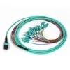 MTP MPO Yama Kablosu 12 24 Fiber OM3 OM4 Çoklu Mod Tekli Mod