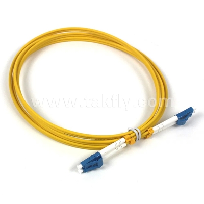 SC-SC Tek Modlu Dubleks Fiber Optik Yama Kablosu 0.9mm-3.0mm