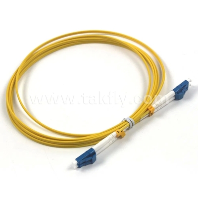 SC-SC Tek Modlu Dubleks Fiber Optik Yama Kablosu 0.9mm-3.0mm