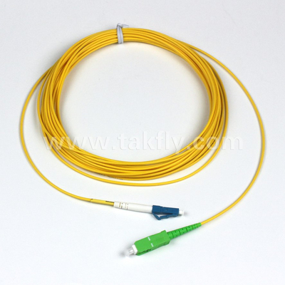 Simplex SC APC - LC UPC 9/125um OS1 Fiber Yama Kablosu 0.3dB Kayıp