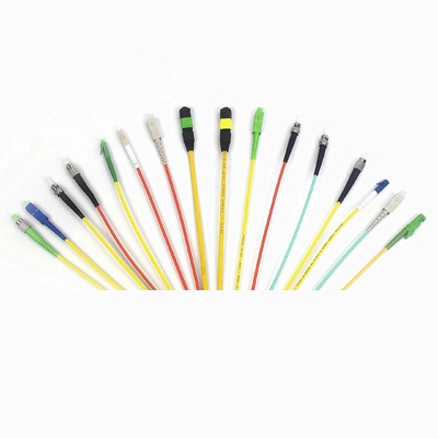 SC/LC/ST/FC Fiber Optic Patch Cord 100N Çekim Gücü PVC/LSZH