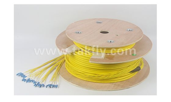 48 Cores SC UPC Pigtail Single Mode 2.5M LSZH Jacket