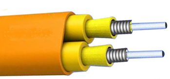 Düz Dubleks Zırhlı Optik Kablo 2000M LSZH/PVC/PU