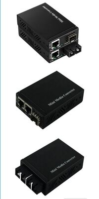 Mini 10/10011000Base-TX'den 1000Base-FX'e Medya Dönüştürücü