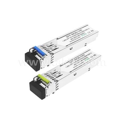 SFP 1.25gbps 20km LC Reach Tx1310nm/Rx1550nm Veri Merkezi FTTX için İki Yönlü Optik Alıcı
