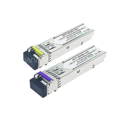 SFP 1,25gbps 80km LC Reach Tx1490nm/Rx1550nm Veri Merkezi FTTX için Çift Yönlü Optik Alıcı-Verici