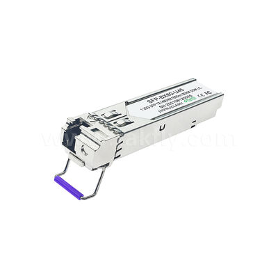 SFP 1,25gbps 80km LC Reach Tx1490nm/Rx1550nm Veri Merkezi FTTX için Çift Yönlü Optik Alıcı-Verici