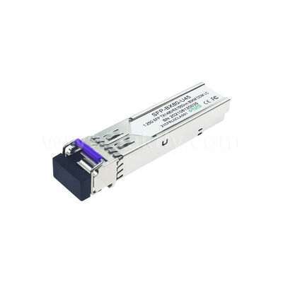 SFP 1,25gbps 80km LC Reach Tx1490nm/Rx1550nm Veri Merkezi FTTX için Çift Yönlü Optik Alıcı-Verici