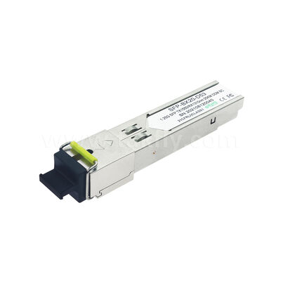 Veri Merkezi AI FTTX için SFP 1.25Gbps 20KM SC İki Yönlü Optik Alıcı Modülü