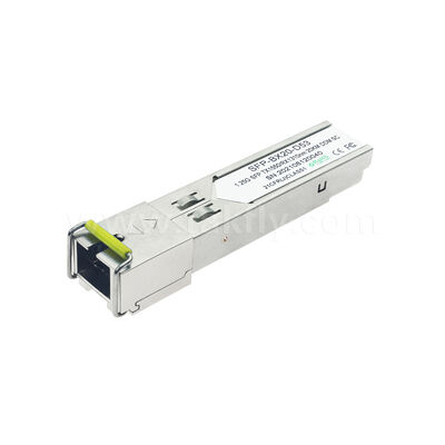 Veri Merkezi AI FTTX için SFP 1.25Gbps 20KM SC İki Yönlü Optik Alıcı Modülü
