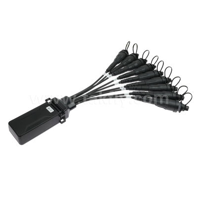 Waterproof SC/APC 1x8 Mini FiberHub CLOSURE ITU-T SM G657A2 Fiber Optic PLC Splitter IP68