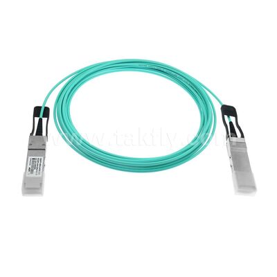 AOC Aktif Optik Kablolar Verita Merkezi FTTH FTTX için 40G QSFP+'dan 40G QSFP+'ya Fiber