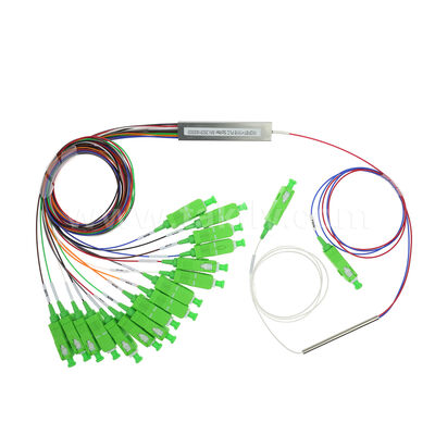 Su geçirmez 1x4 Mini FiberHub CLOSURE ITU-T SM G657A2 2.0mm Kablo Fiber Optic PLC Splitter IP68