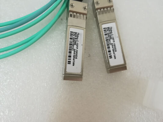 Veri Merkezi için Aktif Optik Kablolar Fiber AOC 40G QSFP+ 2x10 SFP+