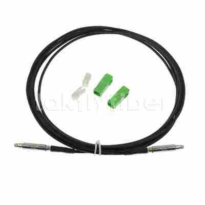 CPR derecelendirilmiş SC itme FTTH Drop Kablo 3.0mm TPU Ceket ve G657A2 Fiber ile Fiber Optic Patchcord