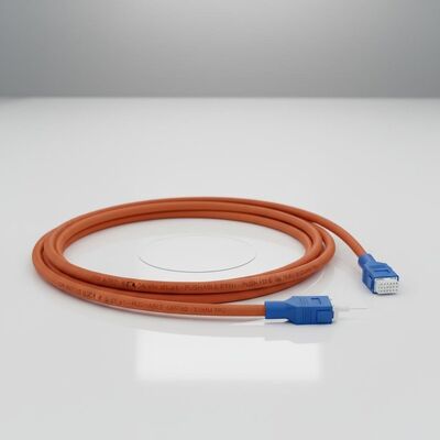 CPR derecelendirilmiş SC itme FTTH Drop Kablo 3.0mm TPU Ceket ve G657A2 Fiber ile Fiber Optic Patchcord