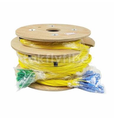 CPR B2ca Cca Dca Anma 48 Çekirdek Fiber Optik Koparma Kablosu Fanout Patchcord