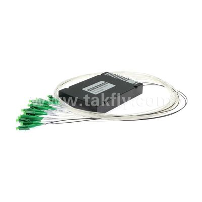 Veri Merkezi FTTX için CWDM 8+1 Kanal MUX ve DEMUX ABS Modülü Fiber Optik