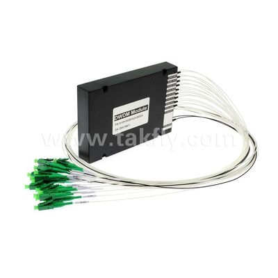 Veri Merkezi Telekom 5G için Fiber Optik DWDM 8+1 Kanallı MUX+DEMUX ABS Modülü