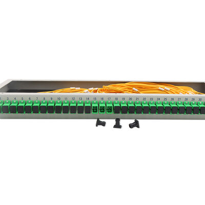 Telekom Ağları ve Veri İletimi için 2 ila 40 Kanal WDM Mux Demux Özelleştirilmiş Konnektörler Özelleştirilmiş Fiber Uzunluklu Optik Multiplexer