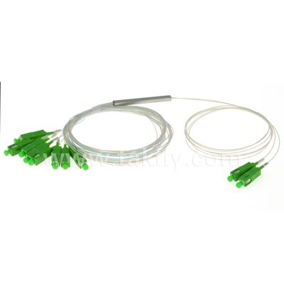 Fiber Optik PLC Ayırıcı 2*N Çelik Tüp SC APC/UPC 0.9mm Veri Merkezi Telekom FTTX için