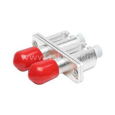 ST-LC Coupler Duplex Metal Hybrid Adaptör Kadın/Kadın Veri Merkezi Telekom FTTX için Fiber Optic