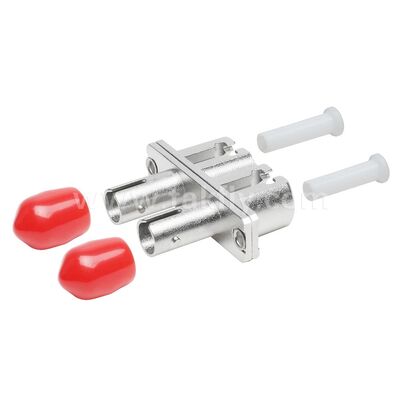 ST-LC Coupler Duplex Metal Hybrid Adaptör Kadın/Kadın Veri Merkezi Telekom FTTX için Fiber Optic
