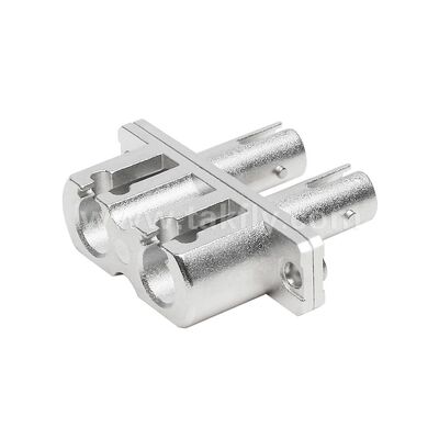 ST-LC Coupler Duplex Metal Hybrid Adaptör Kadın/Kadın Veri Merkezi Telekom FTTX için Fiber Optic