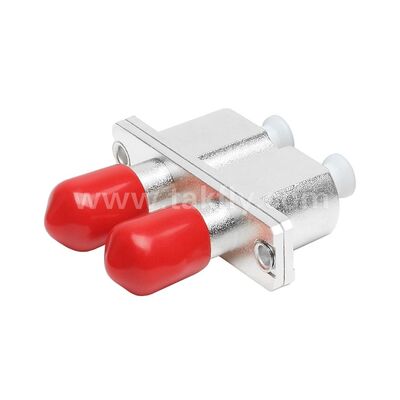 ST-LC Coupler Duplex Metal Hybrid Adaptör Kadın/Kadın Veri Merkezi Telekom FTTX için Fiber Optic