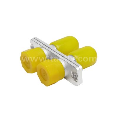 FC-ST Coupler Duplex Metal Hybrid Adaptör Kadın/Kadın Veri Merkezi Telekom FTTX için Fiber Optic