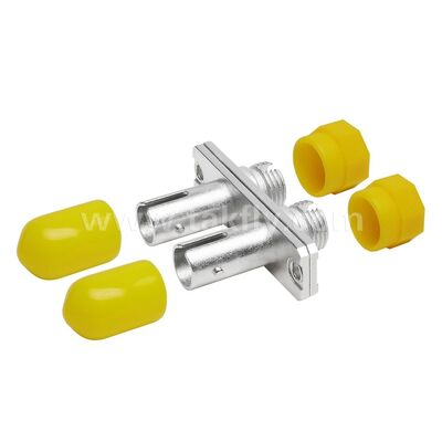 FC-ST Coupler Duplex Metal Hybrid Adaptör Kadın/Kadın Veri Merkezi Telekom FTTX için Fiber Optic