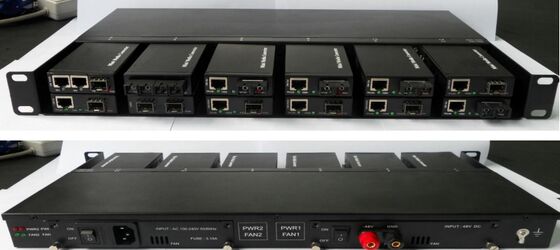 Mini 10/10011000Base-TX'den 1000Base-FX'e Medya Dönüştürücü