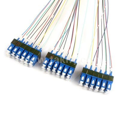 Telekom Veri Merkezi için önceden sonlandırılmış Patchcord 36Cores SC-SC Fiber Optic Breakout Drop Kablo