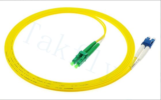 Güvenilir ağ için yüksek yoğunluklu bağlantı ve düşük ekleme kaybı olan LC-LC Fiber Optic Patch Cord
