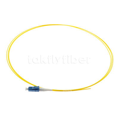 LC Simplex Tek Modlu Fiber Optik Pigtail 1m 2m 3m Uzunluklar, 0.9mm Sıkı tampon