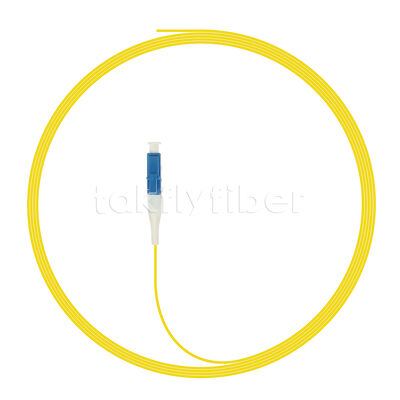 LC Simplex Tek Modlu Fiber Optik Pigtail 1m 2m 3m Uzunluklar, 0.9mm Sıkı tampon