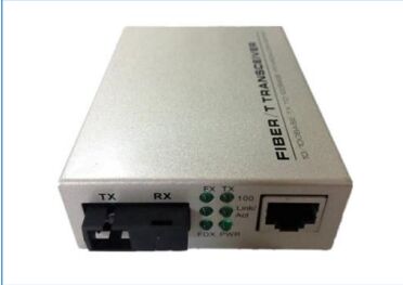 LFP Fiber Optik Ortam Dönüştürücüsü ile SC Simplex Fiber 10/100Base-TX'den 100Base-FX'e