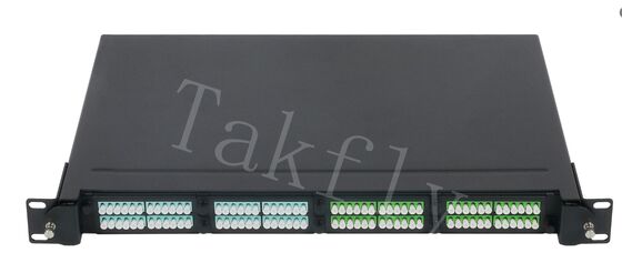 MPO/MTP Fiber Distribution Panel ️ 1U Rack-Mount, önceden bağlanmış kaset modülü, 4 yuva, LC/MPO arayüzü, Veri Merkezi Fiber Yönetimi için