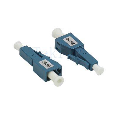 LC Erkeğe Kadına Fiber Optic Attenuator ️ Tek Mod / Multimod için Inline Sabit Tipi