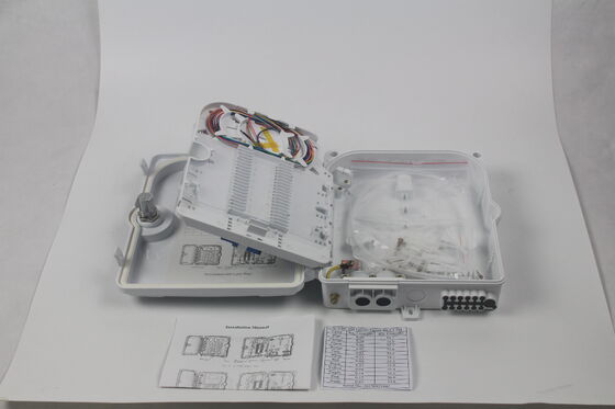 Kolay Bakım FTTH Fiber Optic Termination Box IP65 Koruması ve 0.2dB Giriş Kaybı ile