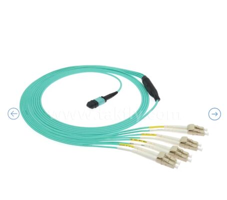 MPO/MTP-LC Breakout Patch Cord. Yüksek yoğunluklu çok çekirdekli fiber optik kablolama çözümü.