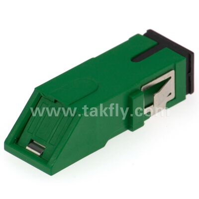 SC Zirconia Sleeve Fiber Optic Adaptörü Duplex Seçeneği ve Flangeless Yapısı ile