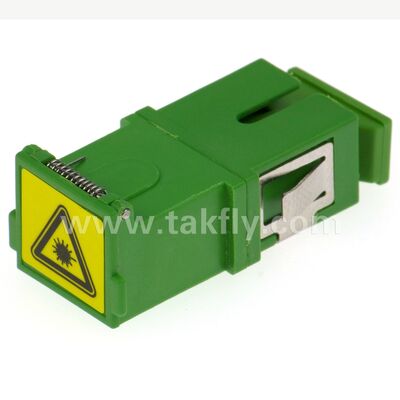 SC Zirconia Sleeve Fiber Optic Adaptörü Duplex Seçeneği ve Flangeless Yapısı ile