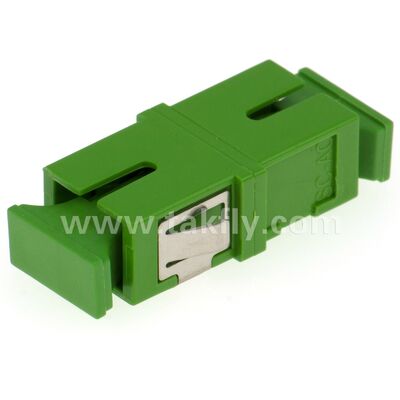 SC Zirconia Sleeve Fiber Optic Adaptörü Duplex Seçeneği ve Flangeless Yapısı ile