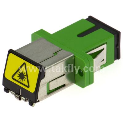 SC Zirconia Sleeve Fiber Optic Adaptörü Duplex Seçeneği ve Flangeless Yapısı ile